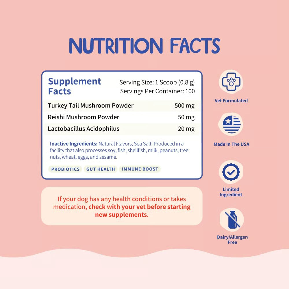 Turkey Tail Mushroom & Probiotic
