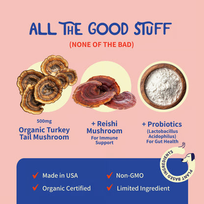 Turkey Tail Mushroom & Probiotic