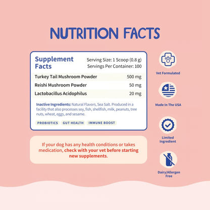 Turkey Tail Mushroom & Probiotic